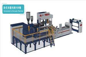 Horizontal Multilayer Sheet Co-Extruder